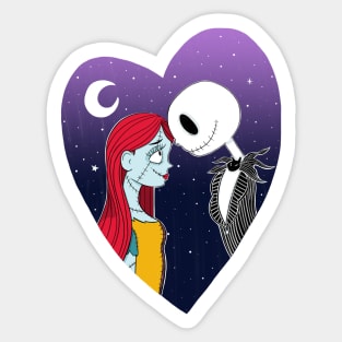 Jack and Sally Colors Sticker